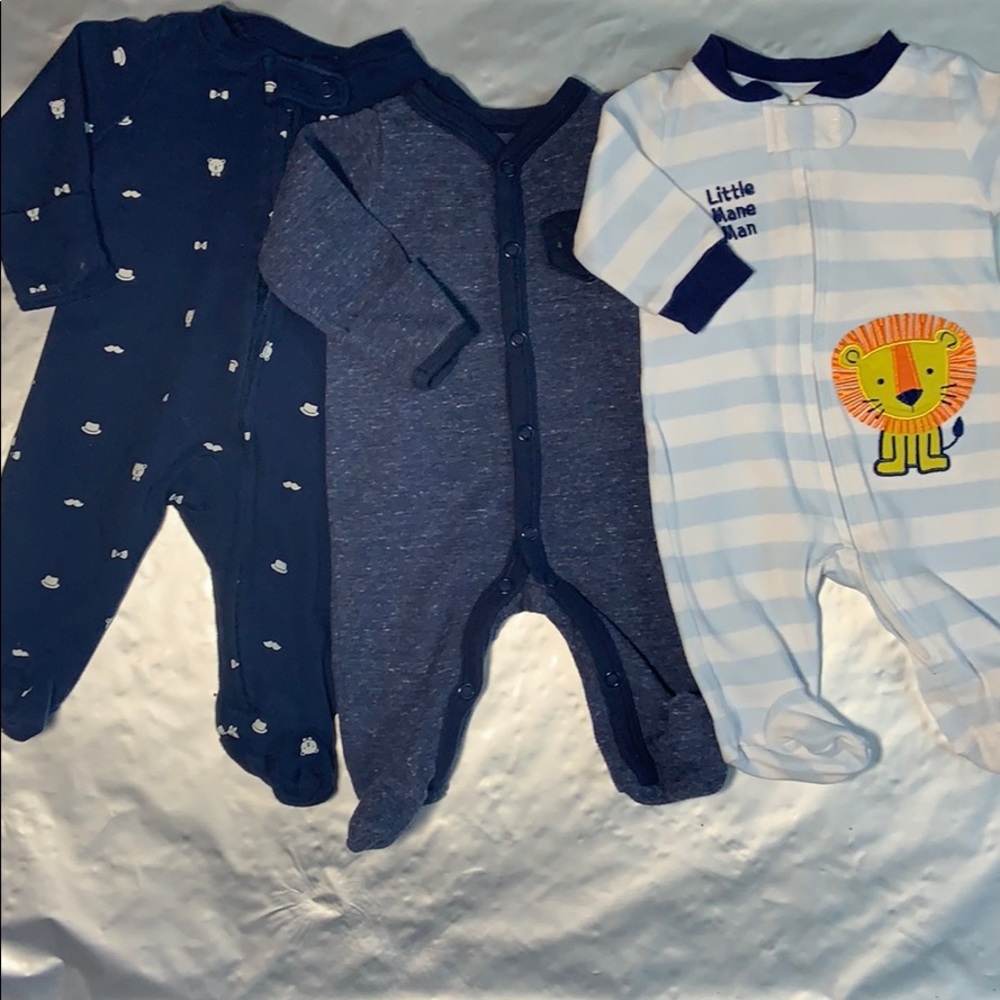 Three NB Pajamas Set
